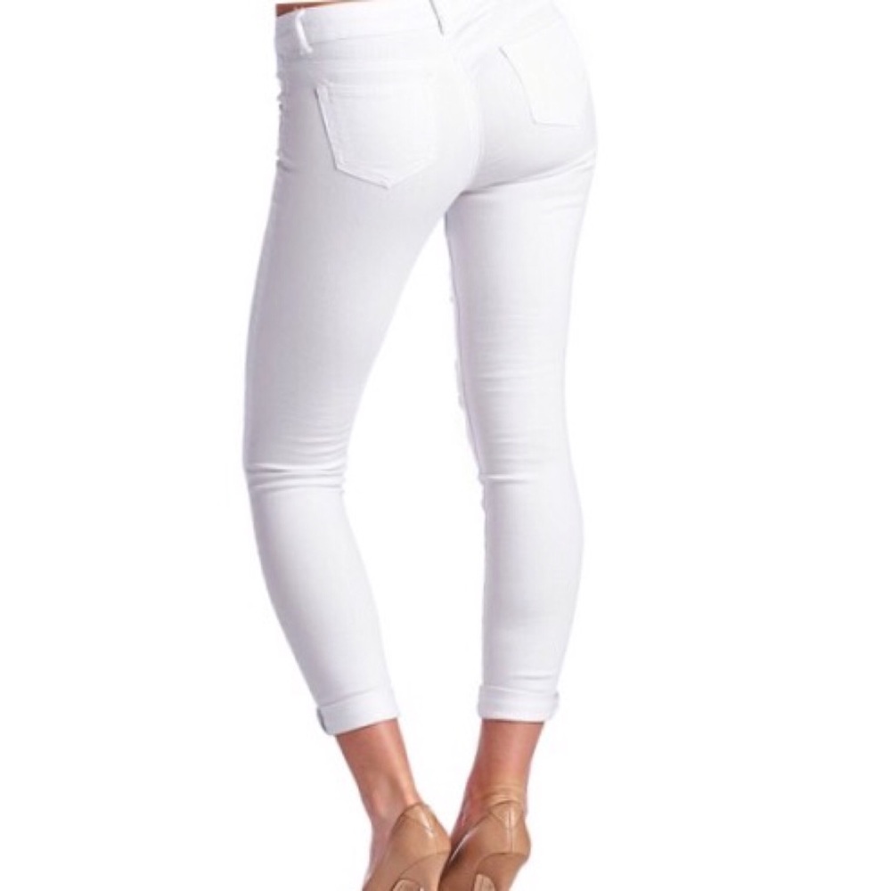 Distressed Skinny Jeans - Picture 2 of 8